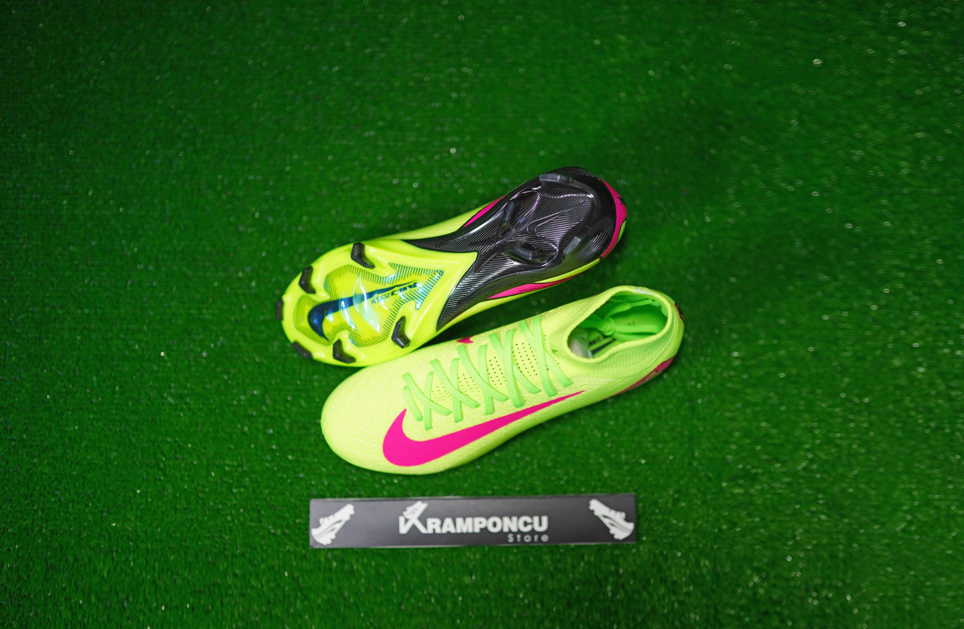 Ni̇ke Yeşi̇l-pembe Ai̇r Zoom Mercuri̇al Superfly 16 Eli̇te Bi̇lekli̇