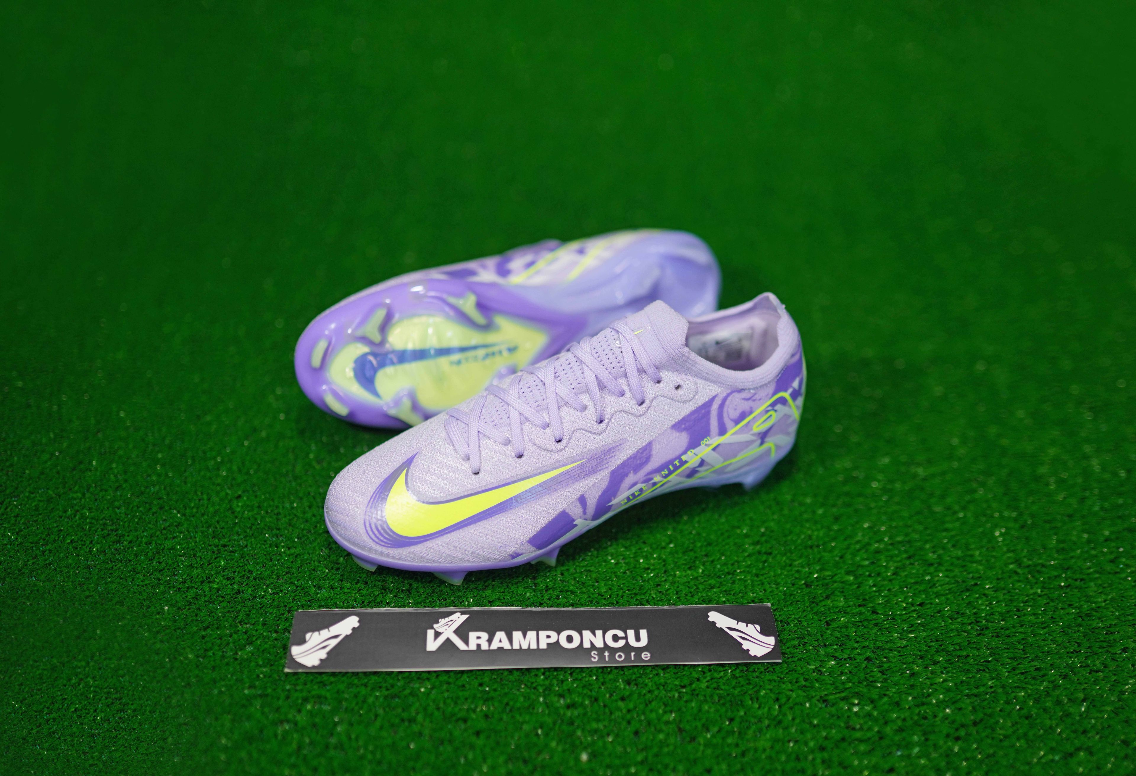 NİKE MOR-SARI AİR ZOOM MERCURİAL VAPOR ELİTE FG BİLEKSİZ