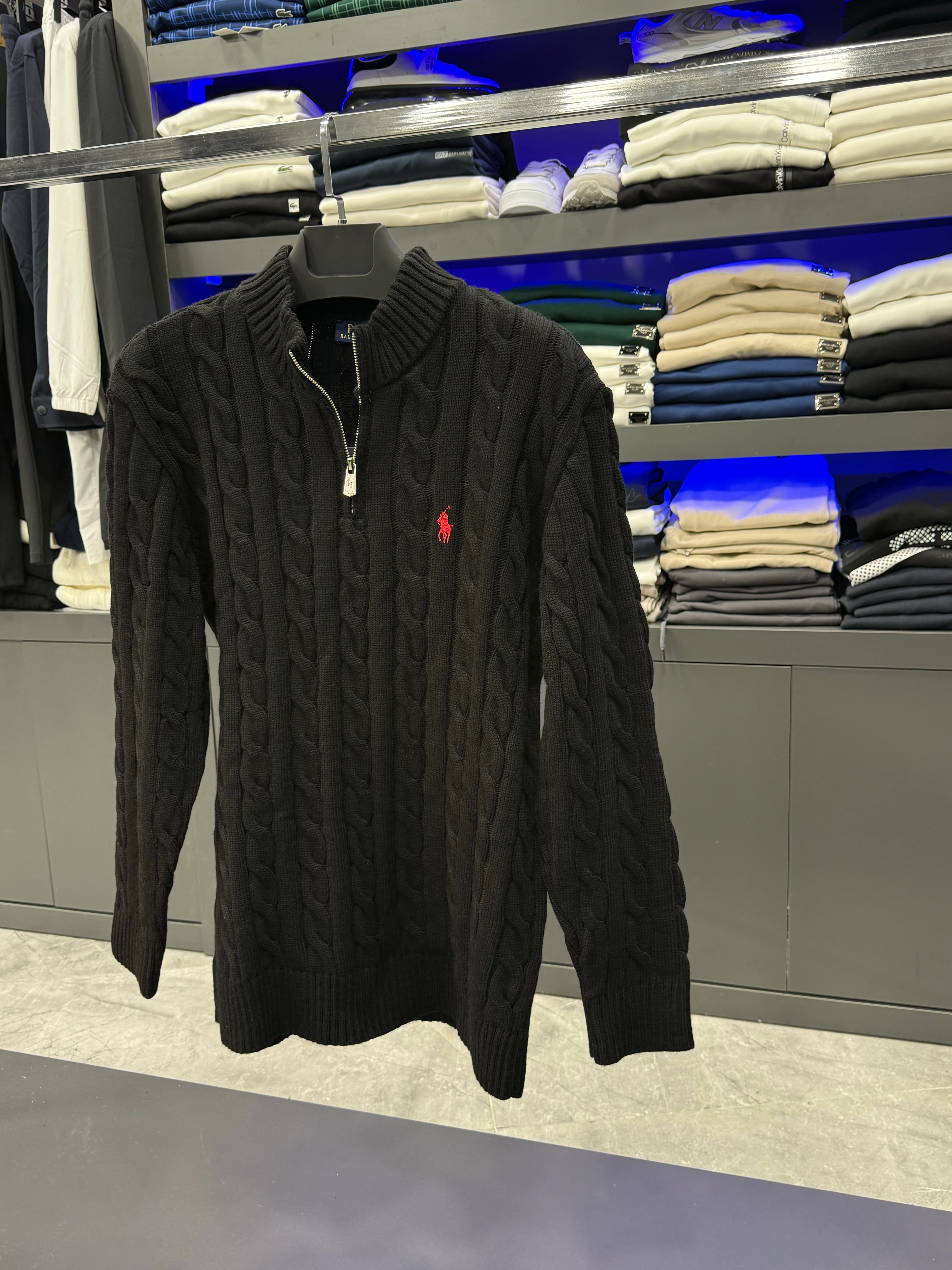 RLP Y. Fermuar Kazak -Siyah