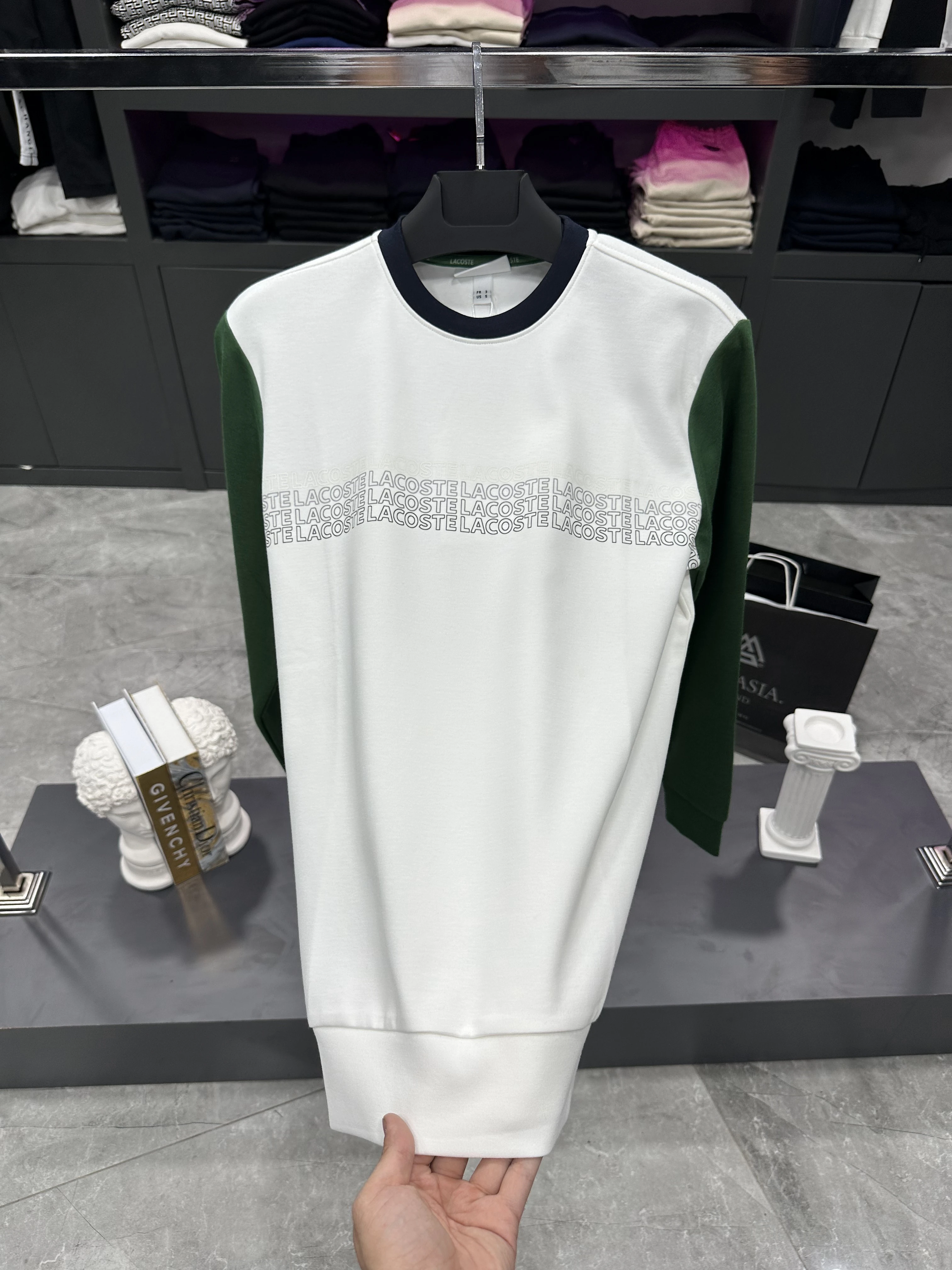 Lcst Baskılı Sweat - Beyaz