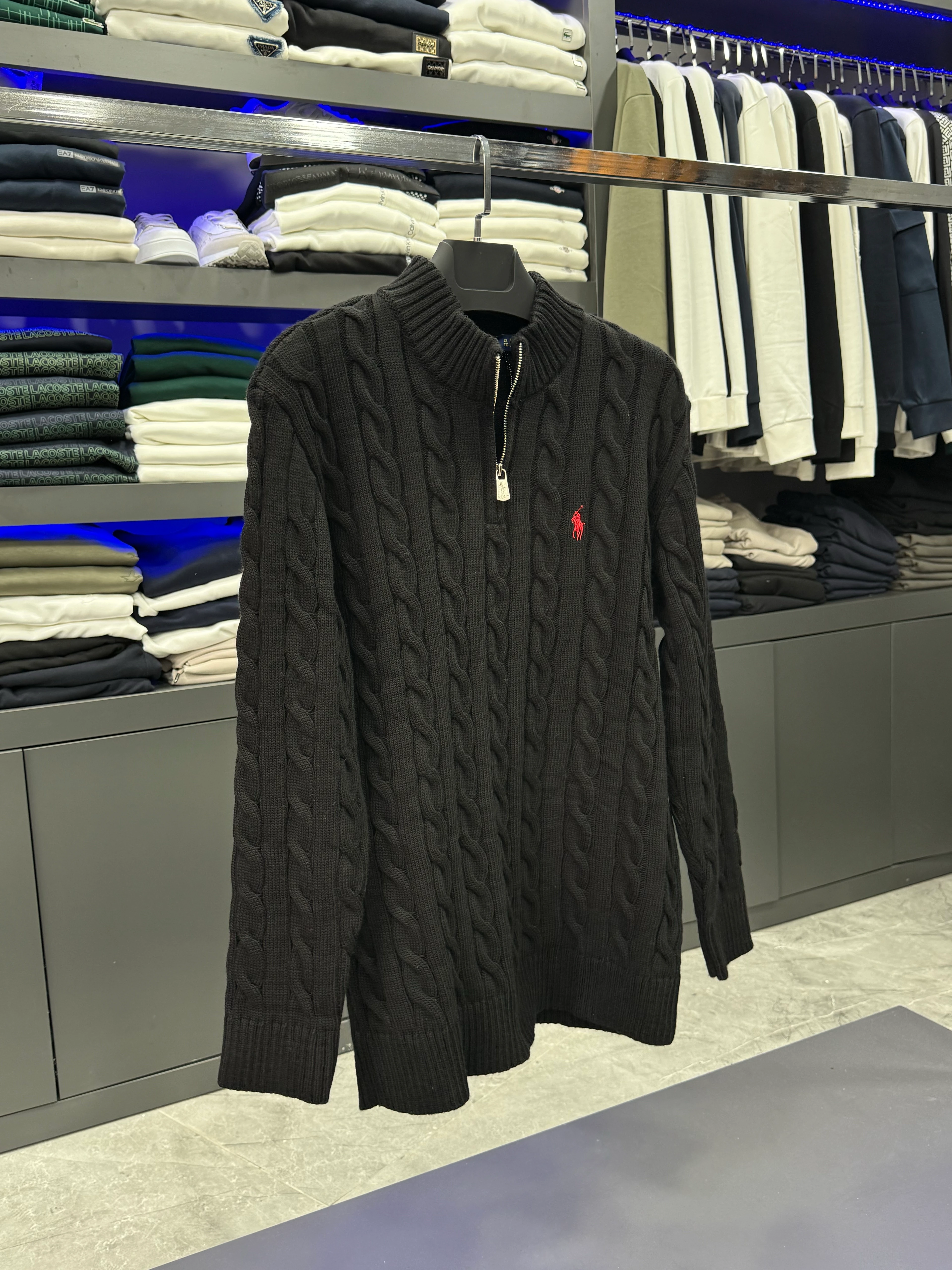 RLP Y. Fermuar Kazak -Siyah