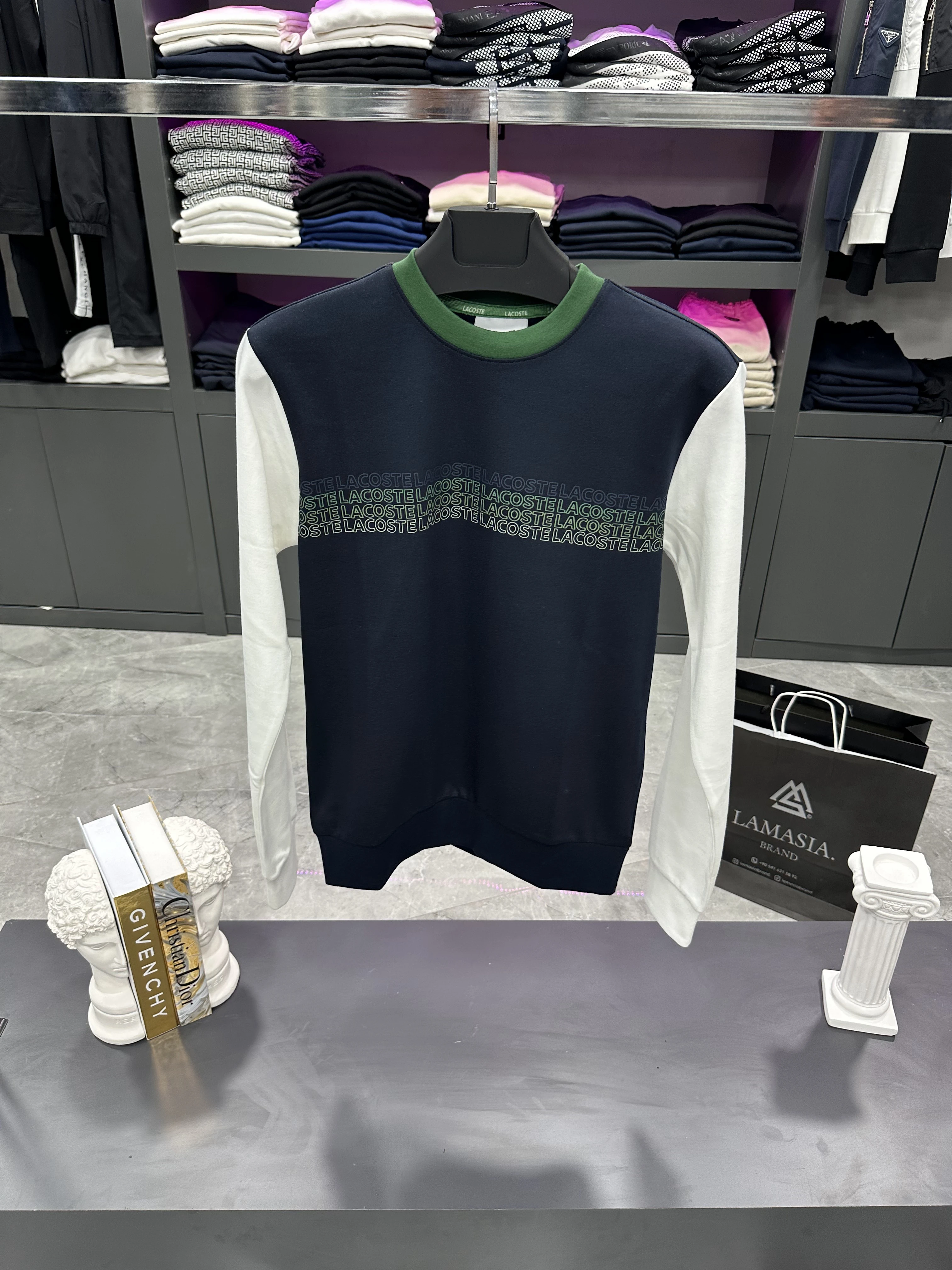 Lcst Baskılı Sweat -Lacivert