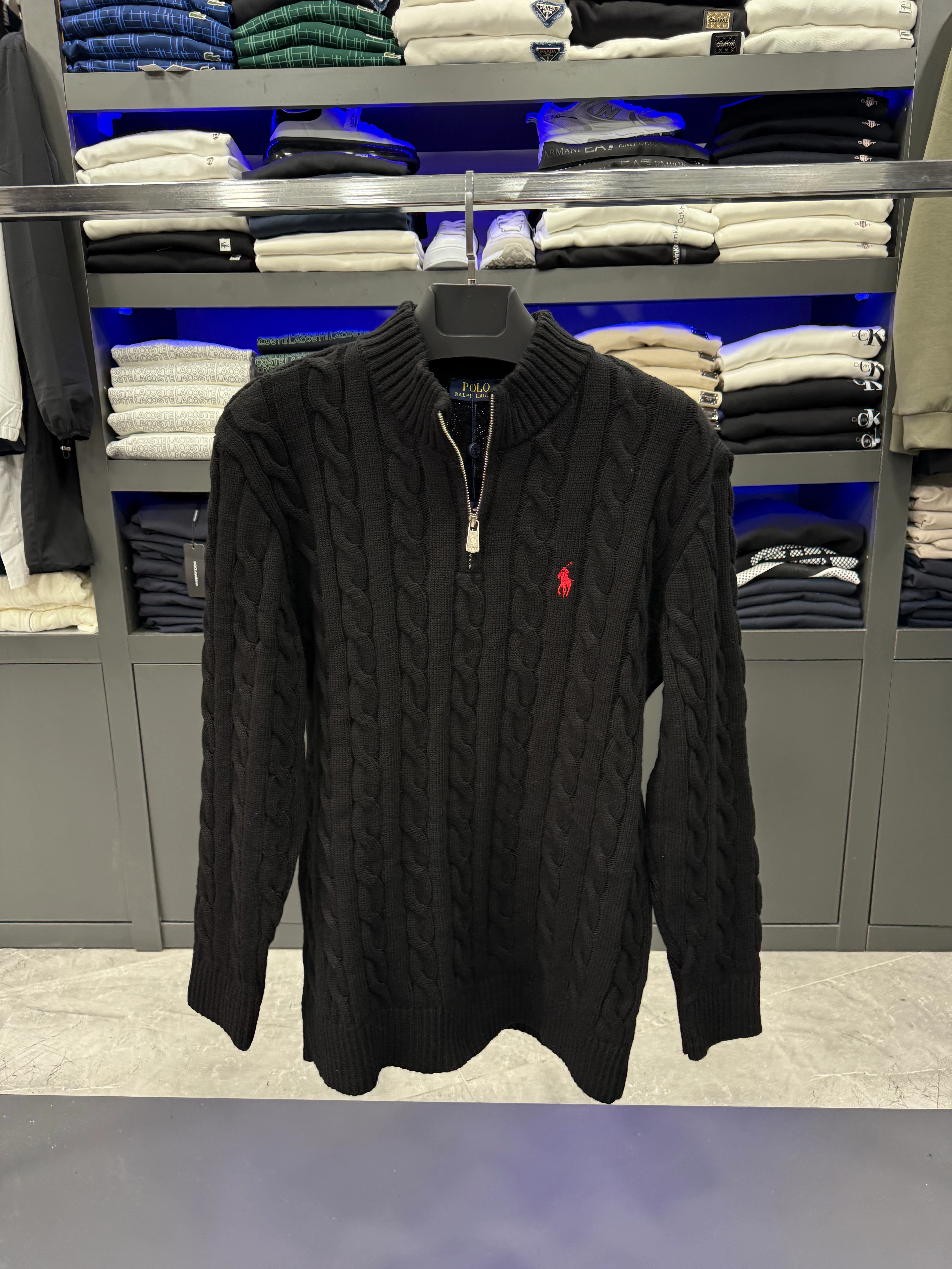 RLP Y. Fermuar Kazak -Siyah