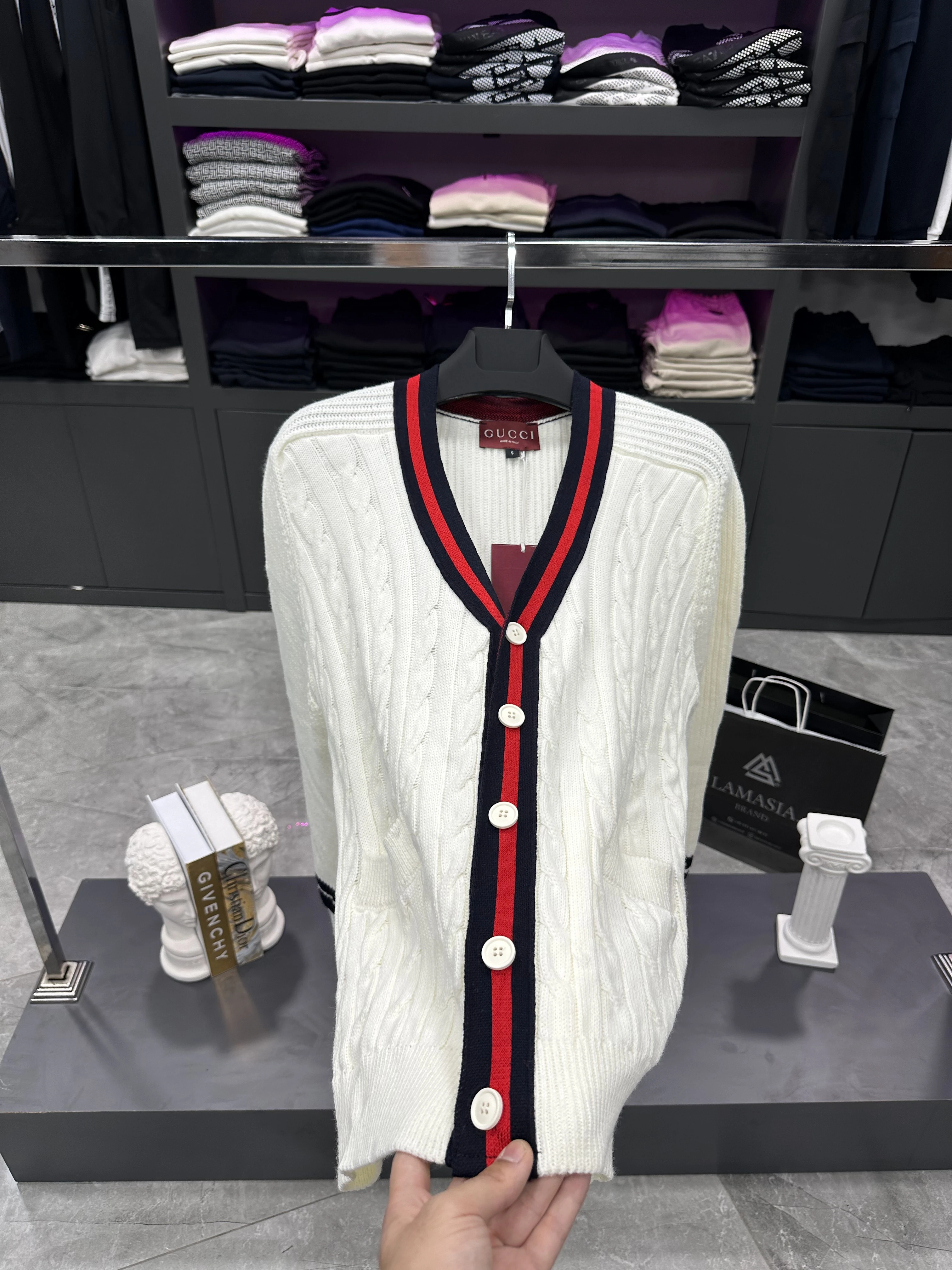 GCC Ekru Örme Hırka