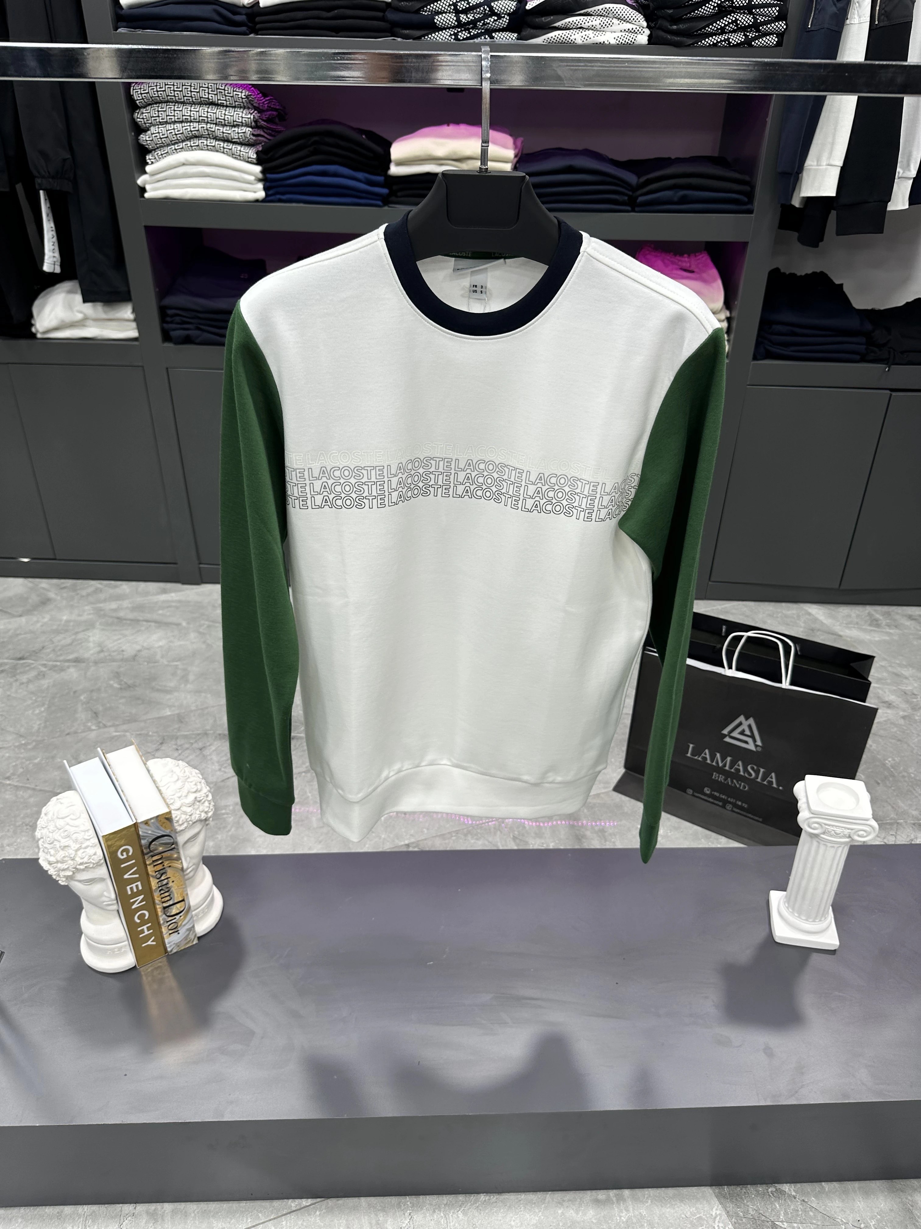 Lcst Baskılı Sweat - Beyaz