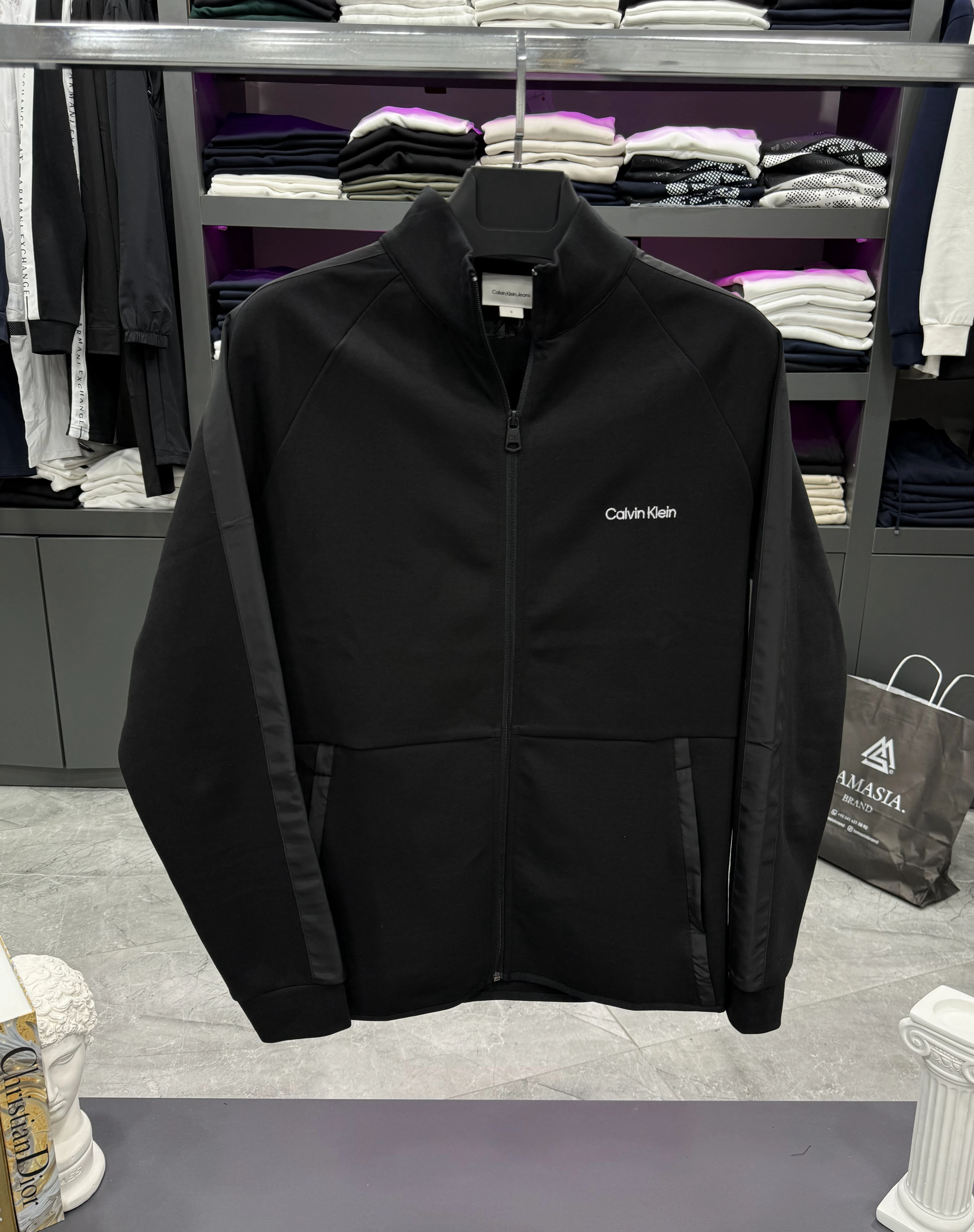 CK Siyah Örme Hırka