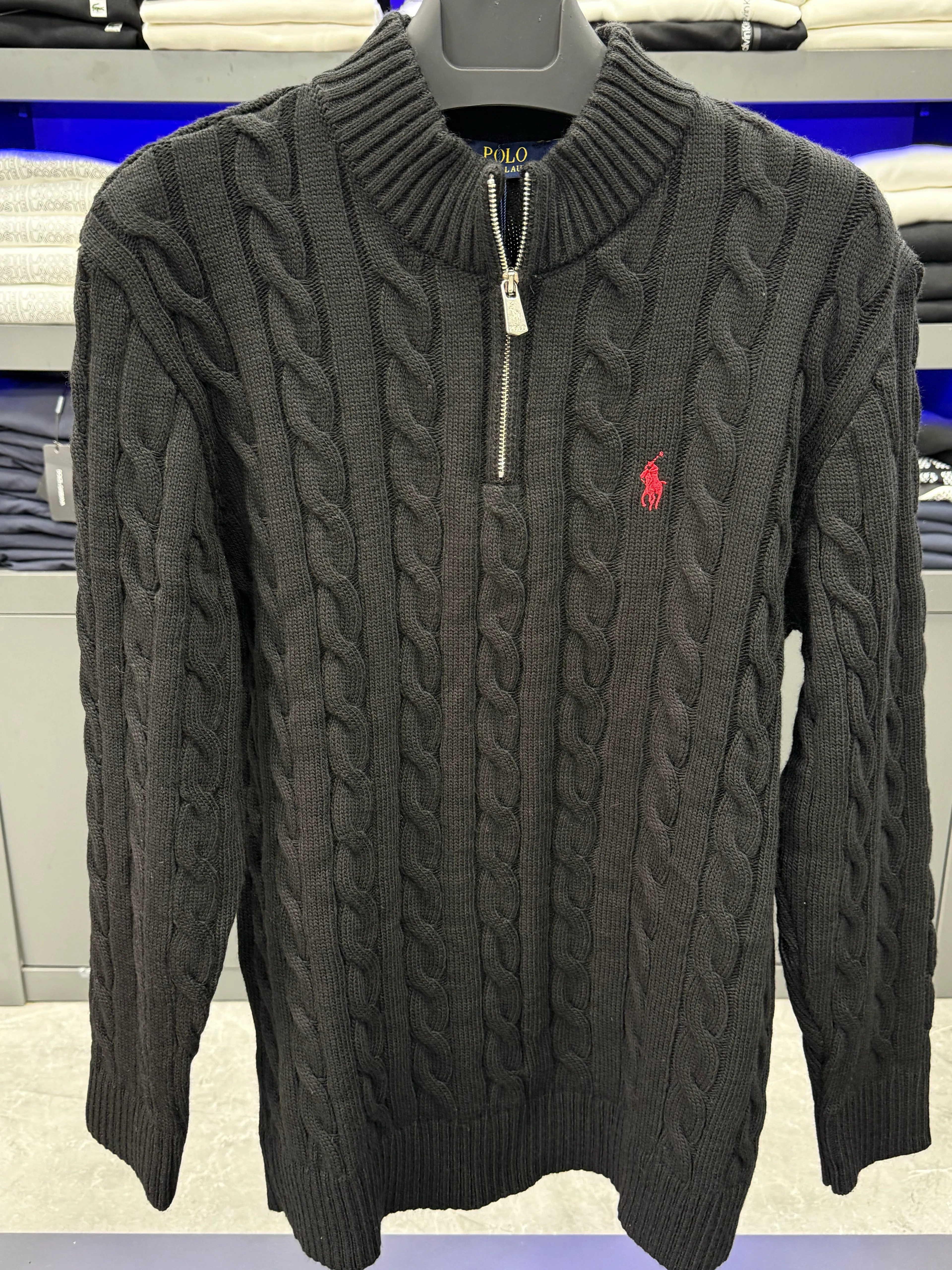 RLP Y. Fermuar Kazak -Siyah