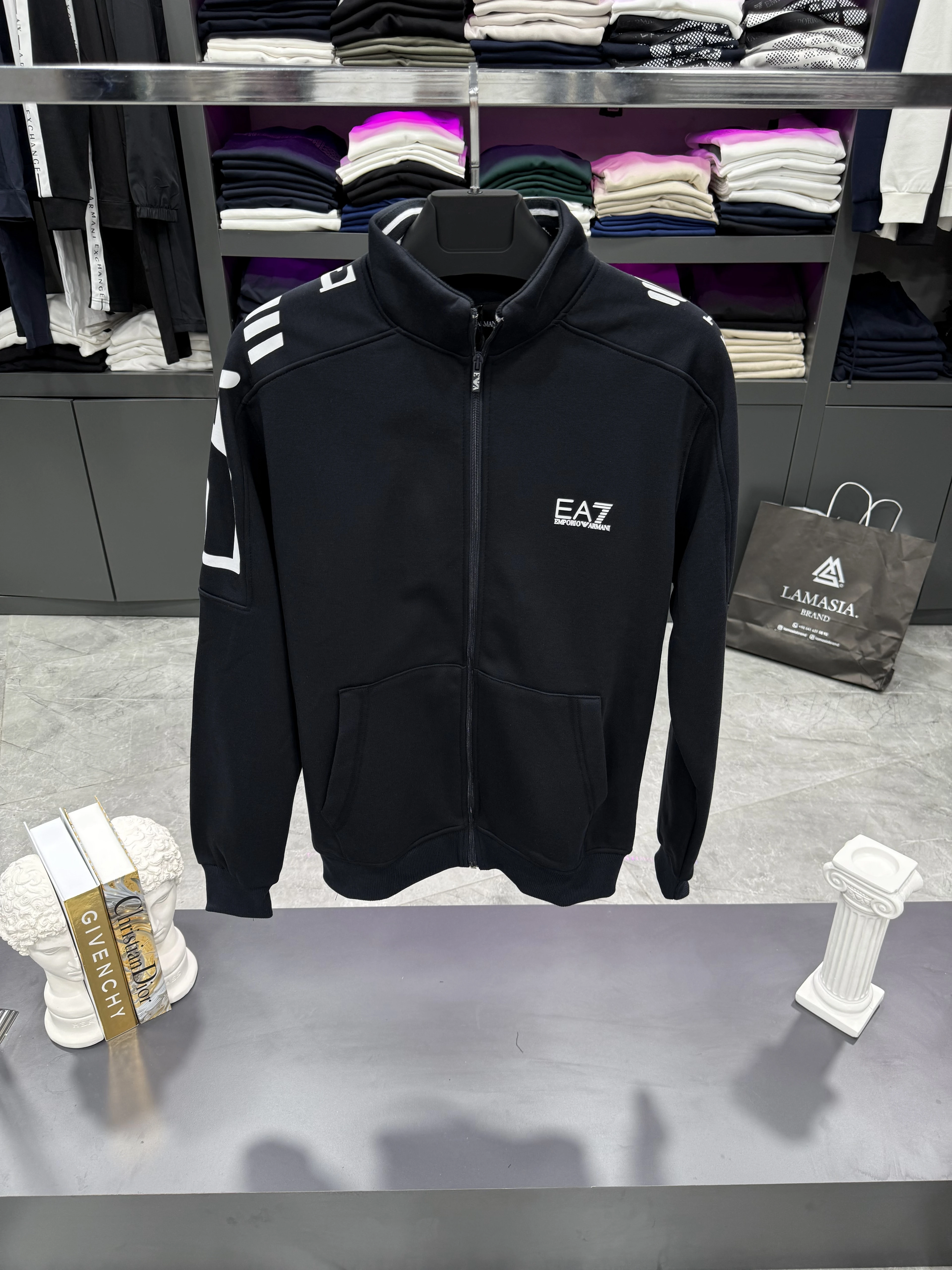 EA Polarlı Lacivert Hırka