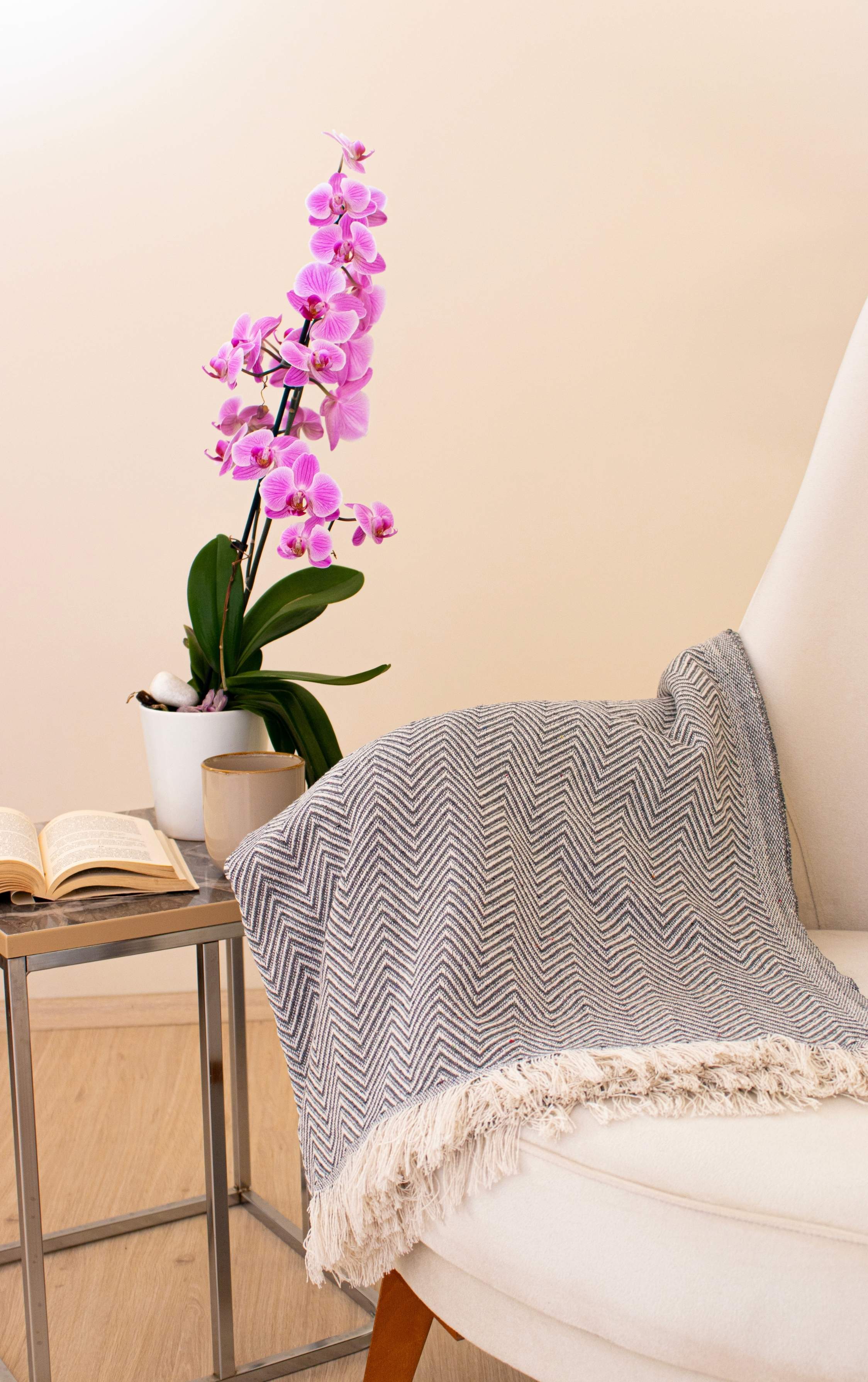 Tabu Home Dokuma Cozy Comfort Koyu Gri Tv Örtüsü