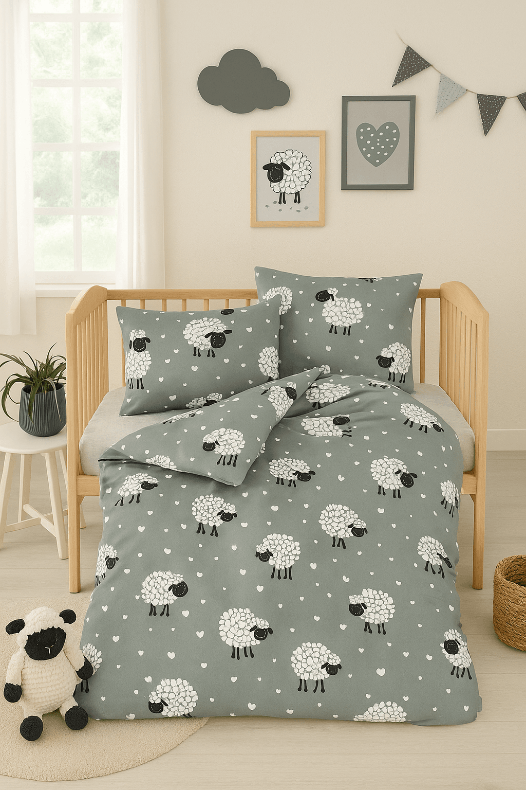Tabu Home Bebek Nevresim Seti - Kuzu
