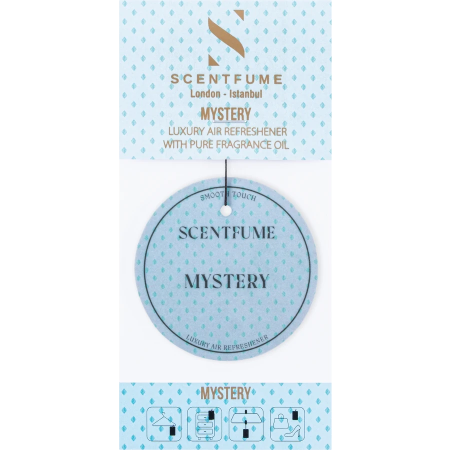 بطاقة رائحة غامضة - رائحة مركبة - رائحة سيارة - رائحة معلقة