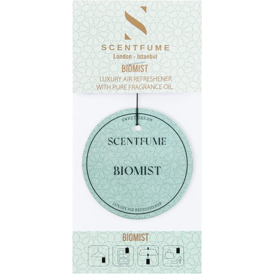بطاقة رائحة بيوميست - رائحة السيارة - معطر جو السيارة - رائحة معلقة