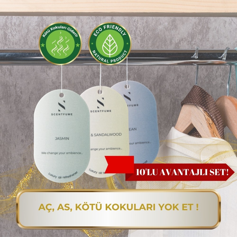 Koku Kartı 10'lu Set