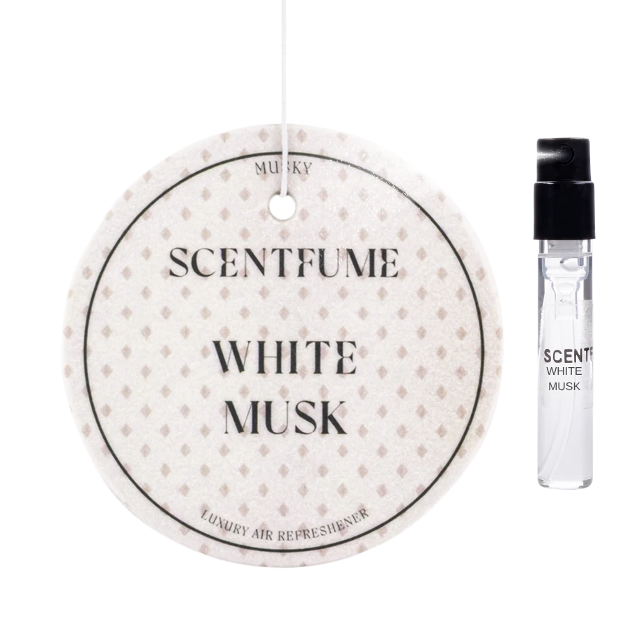 White Musk Koku Kartı - Araç Kokusu - Oto Kokusu - Asmalı Koku