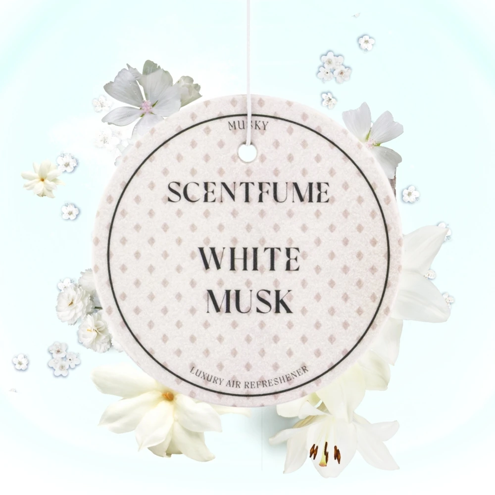 White Musk Koku Kartı - Araç Kokusu - Oto Kokusu - Asmalı Koku