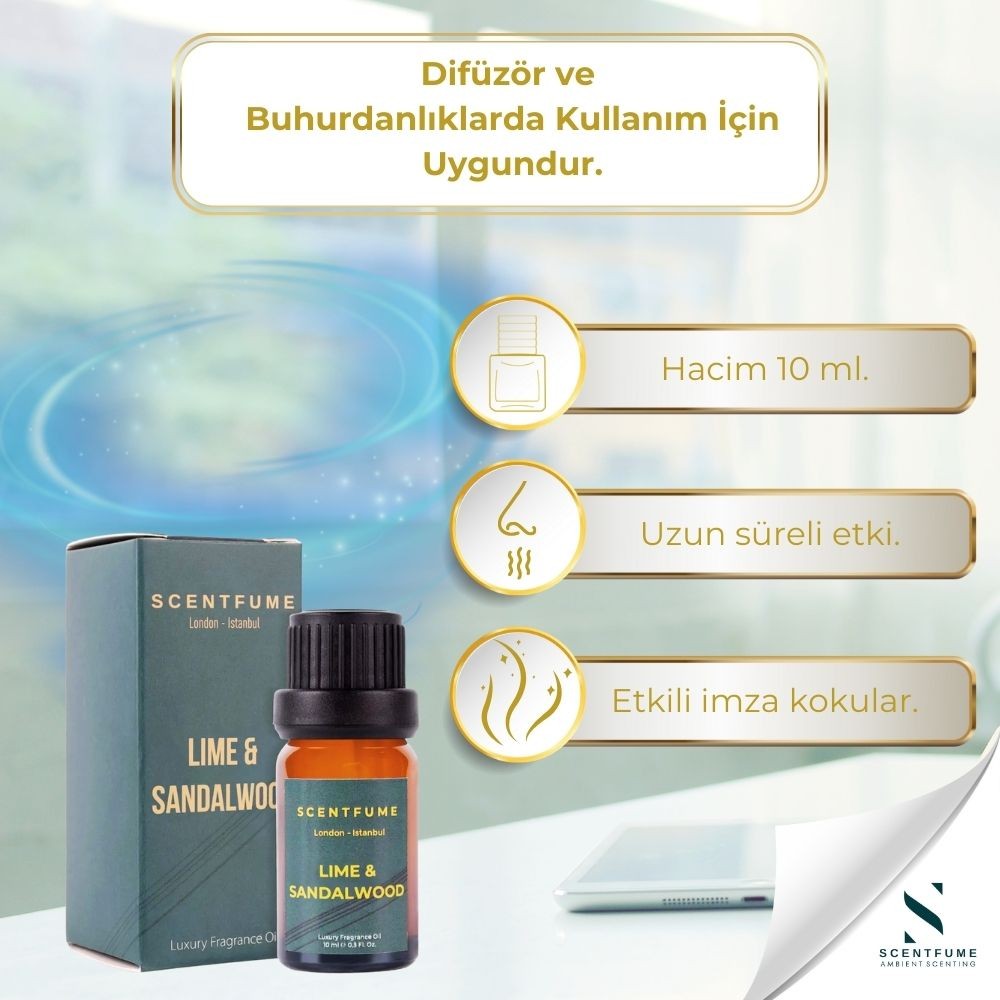 Lime & Sandalwood Difüzör Esansı 