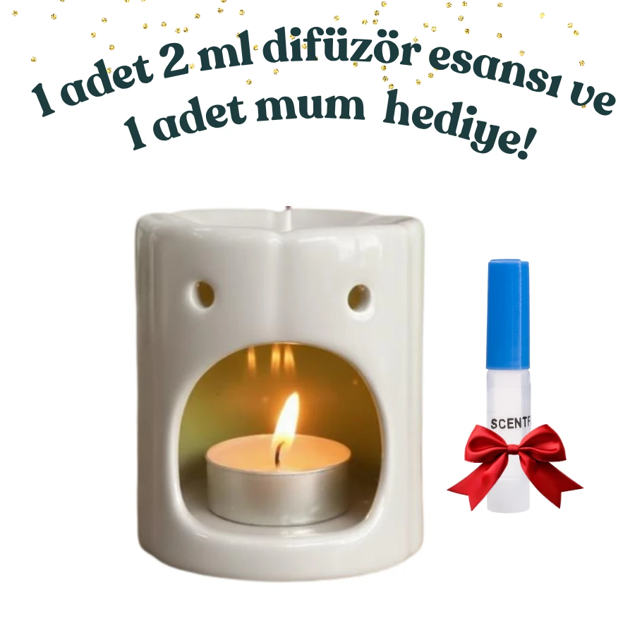 Seramik Buhurdanlık - Minimal, Şık ve Etkili Koku Yayıcı