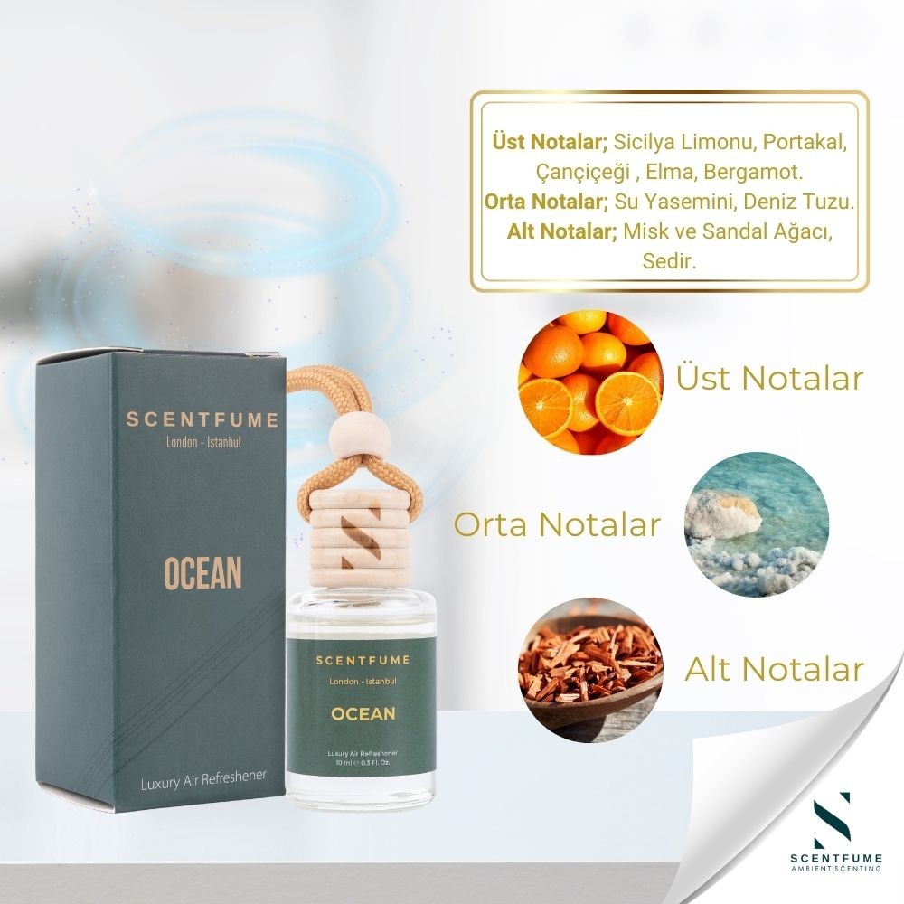 معطر هواء سيارة المحيط