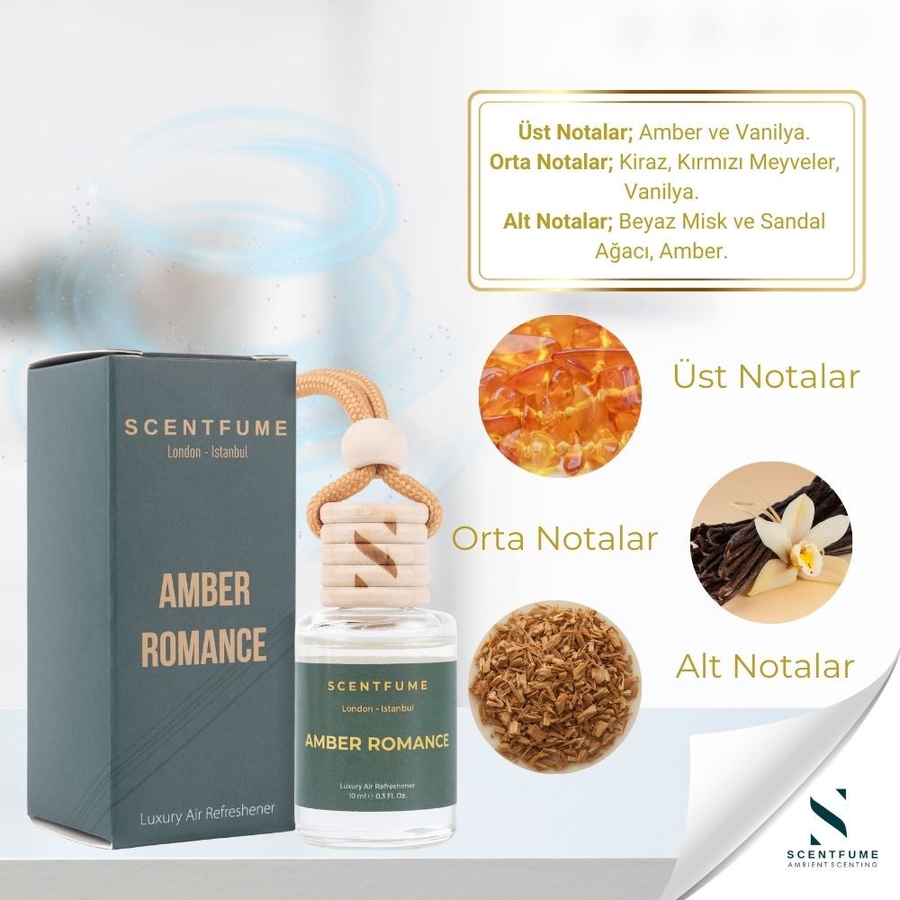 معطر هواء للسيارة عنبر رومانس