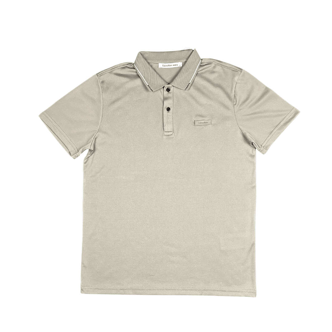 Ck Klima Kumaş Polo Yaka T-Shirt / Haki