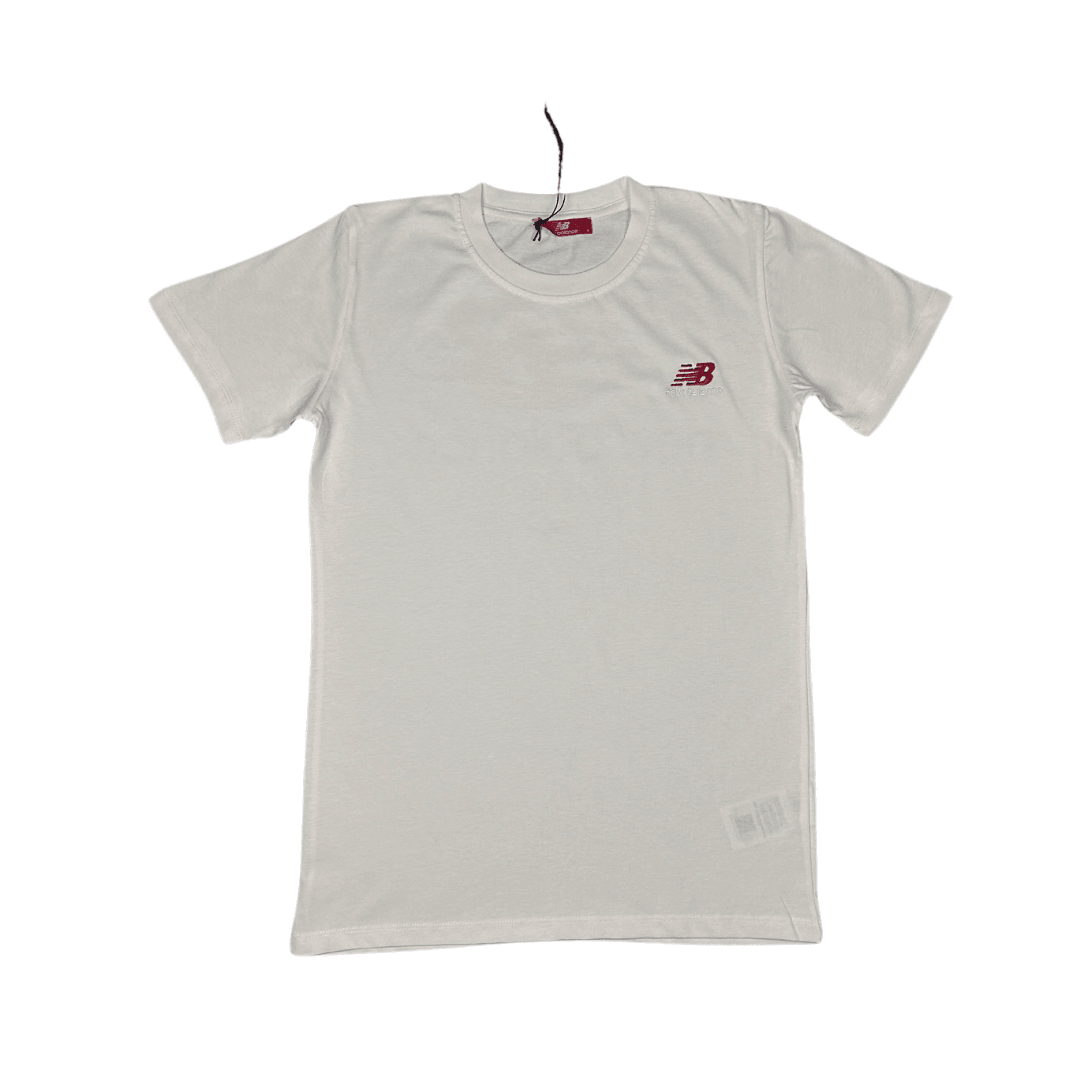 New Balance Nakış Logo T-Shirt / Beyaz