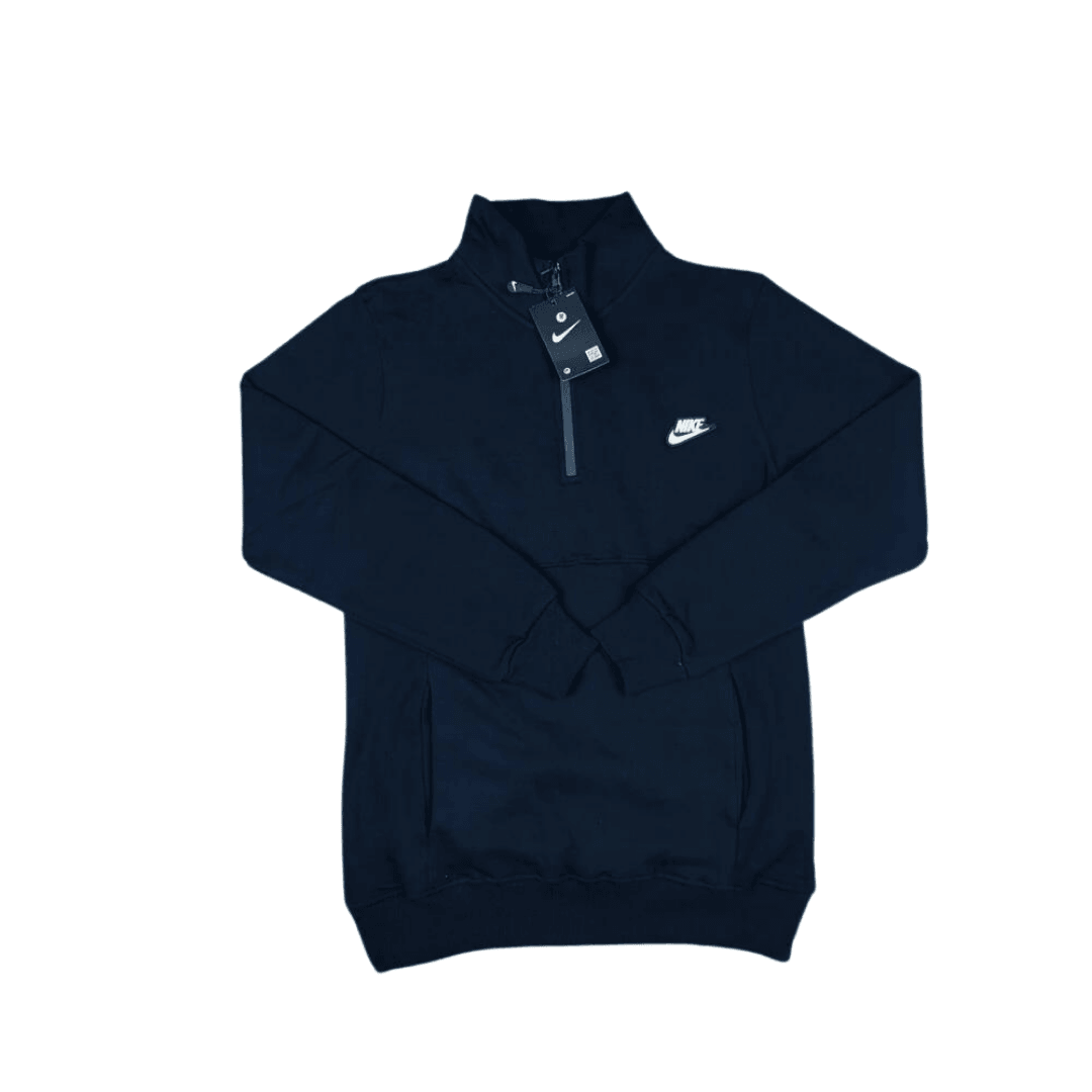 Nike Half Zip Patch logo sweatshirt/Siyah