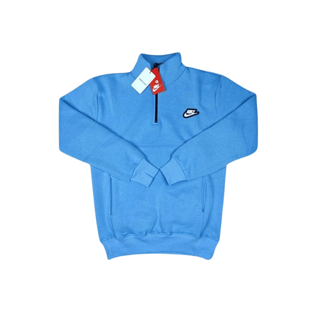 Nike Half Zip Patch logo sweatshirt /Mavi