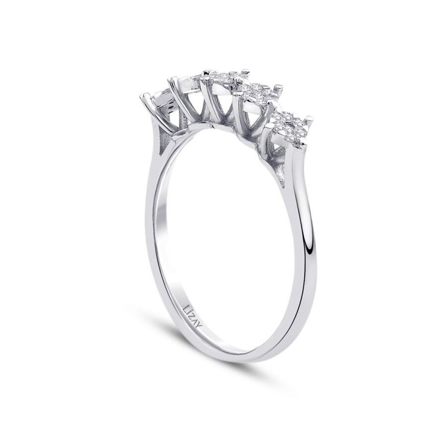 0.19 Carat Diamond Five-Stone Ring