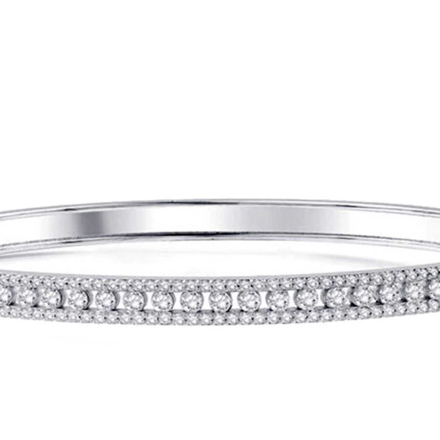 1.46 Carat Diamond Design Bangle