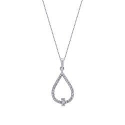 0.22 Carat Diamond Pear Baguette