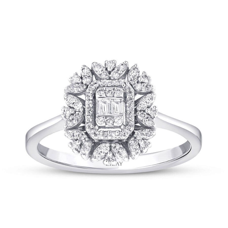 0,40 Karat Diamant Baguette Ring
