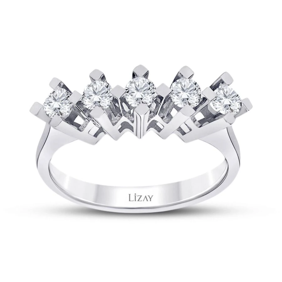 0.57 Carat Diamond Five-Stone Ring