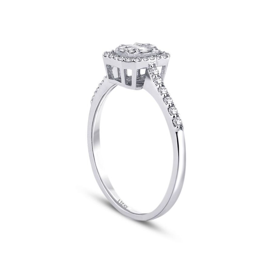 0.35 Carat Diamond Baguette Ring