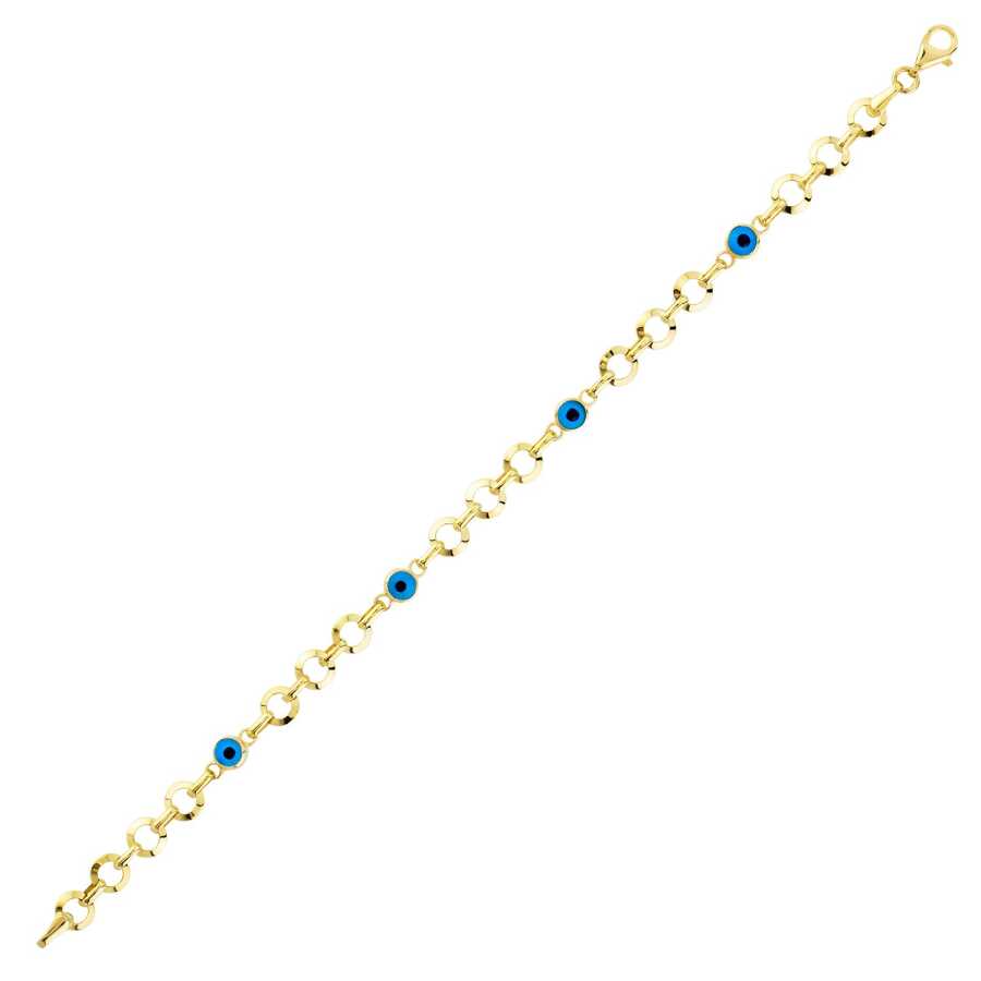 Gold Evil Eye Bracelet