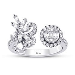 0,57 Karat Diamant Baguette Ring