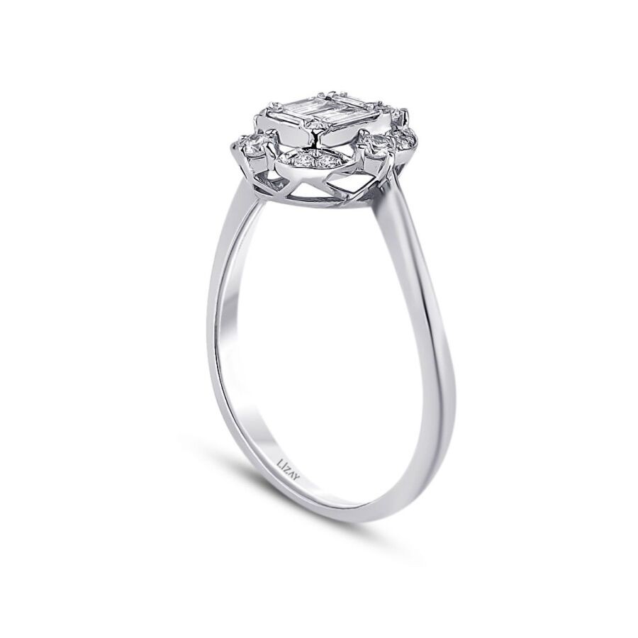 0.33 Carat Diamond Baguette Ring