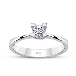 0.40 Carat Diamond Round Solitaire Engagament Ring