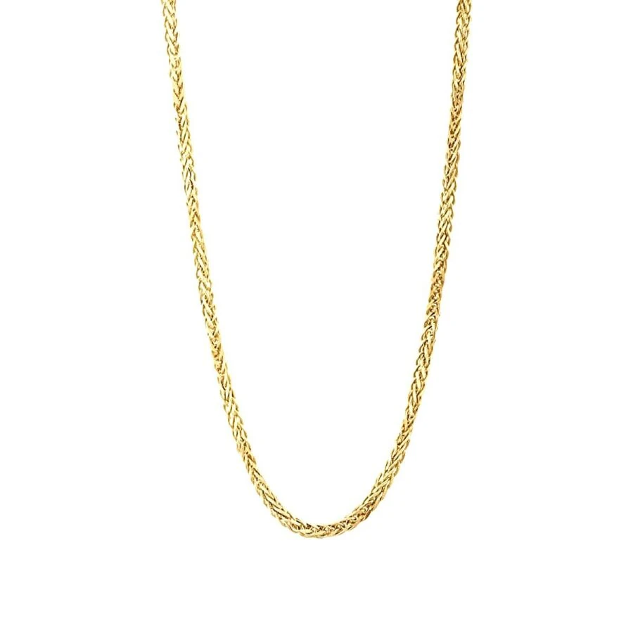 Gold Twist Chain Necklace