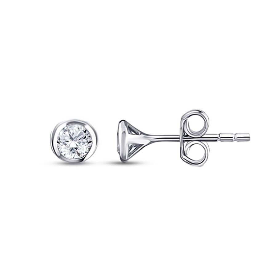0,30 Karat Diamant Solitär Ohrringe