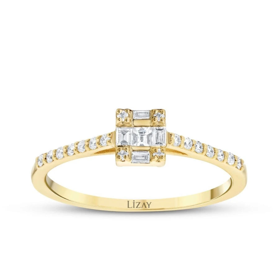 0.21 Carat Diamond Baguette Ring