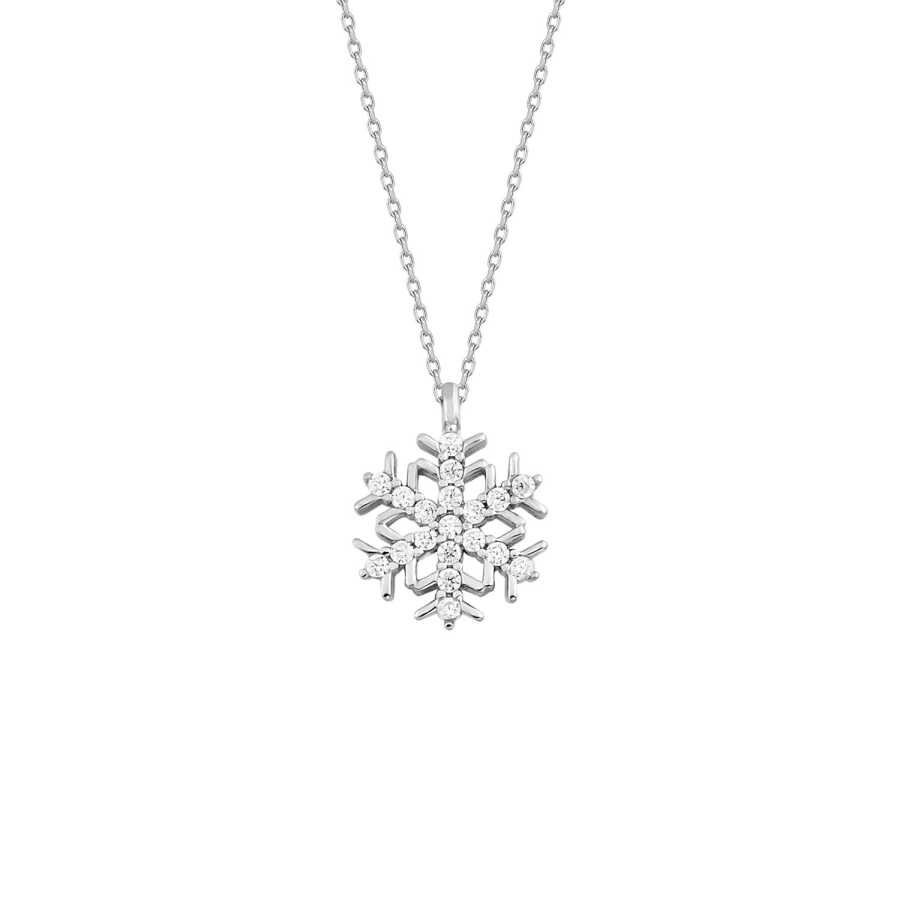 Gold Snowflake Necklace