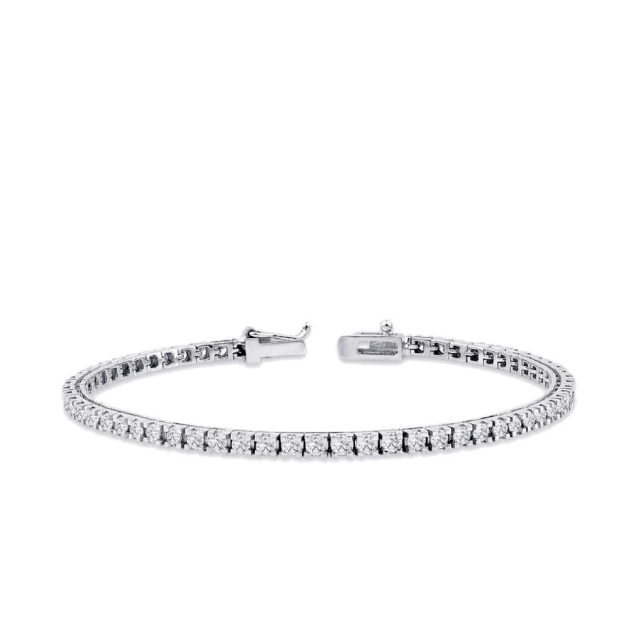 3.89 Carat Diamond Tennis Bracelet
