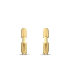 Gold Design Hoop Earring
