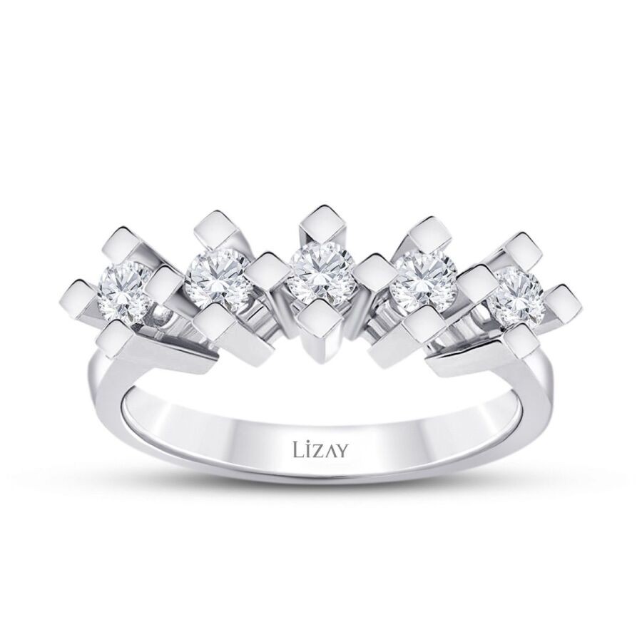 0.90 Carat Diamond Five-Stone Ring