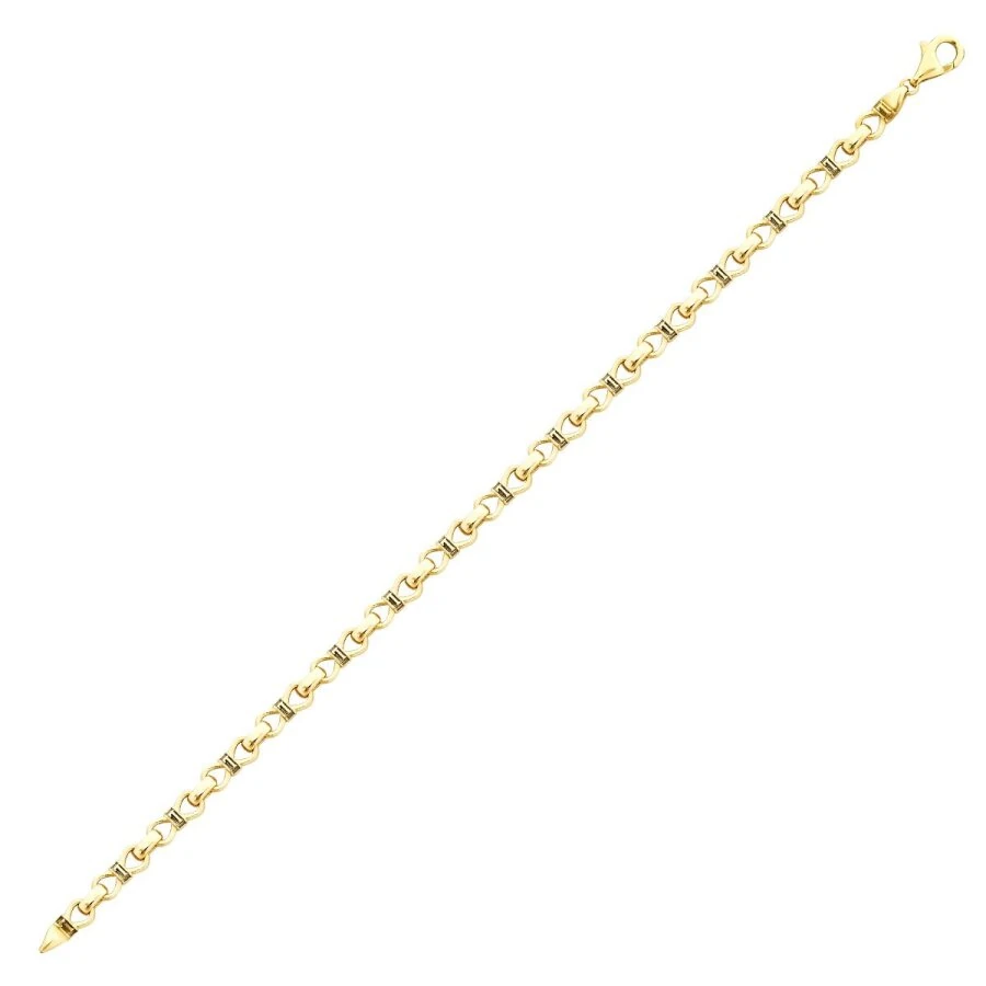 Gold Infinity Chain Men’s Bracelet