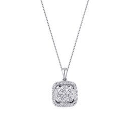 0,48 Karat Diamant Halskette