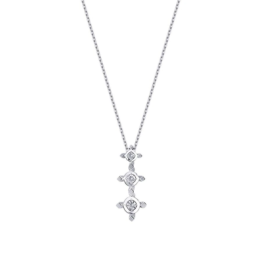 0.10 Carat Diamond Tria Necklace