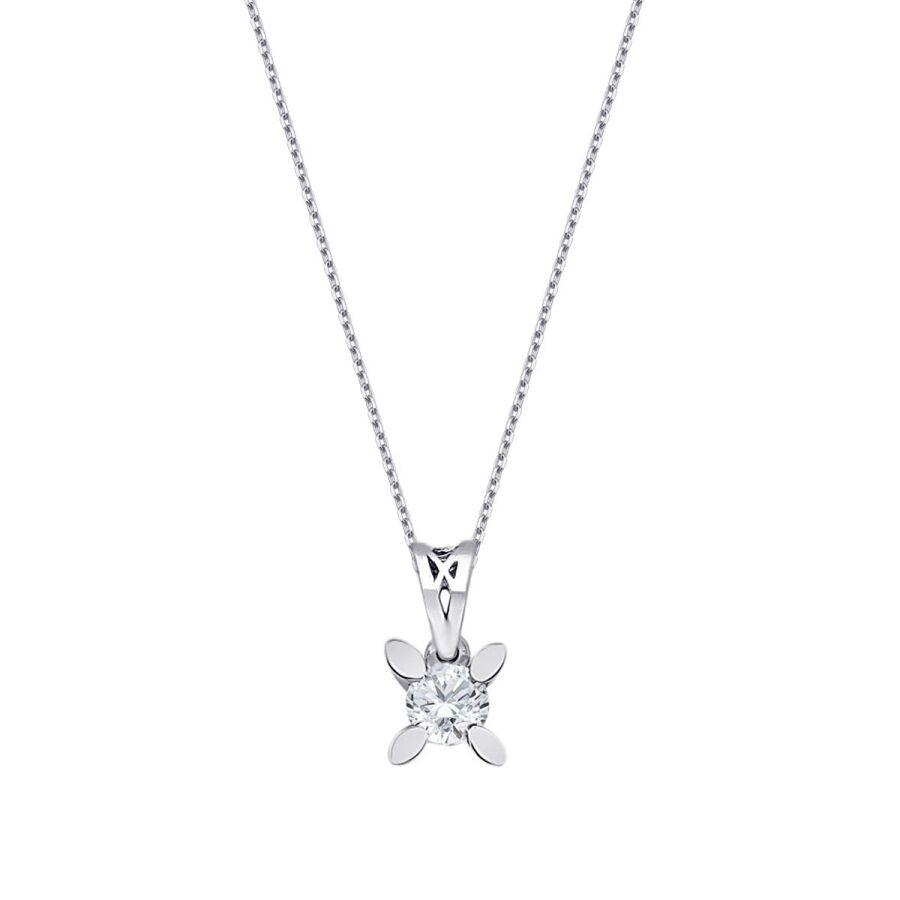 0.20 Carat Diamond Solitaire Necklace
