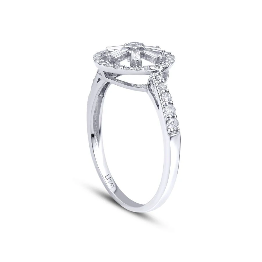 0.36 Carat Diamond Baguette Ring