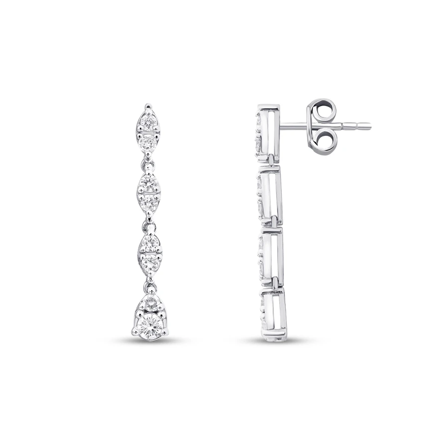 0.57 Carat Diamond Trend Earrings